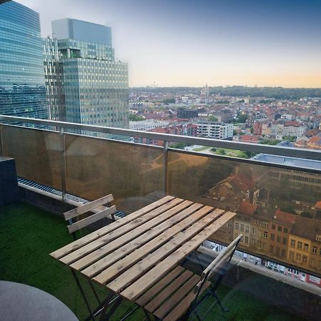 Studio Avec Vue Panoramique Et Parking Gratuit Брюссель Екстер'єр фото